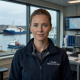 Portrait of Sarah Lindström, Fleet Manager at Nordic Marine Surveys